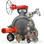 Bi-offset vlinderklep